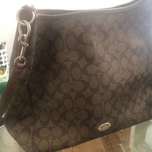 Coach PRAIRIE SATCHEL IN SIGNATURE PRINT CANVAS